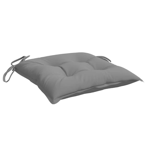 Grote foto vidaxl stoelkussens 6 st 50x50x7 cm oxford stof grijs huis en inrichting woningdecoratie