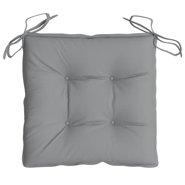 Grote foto vidaxl stoelkussens 6 st 50x50x7 cm oxford stof grijs huis en inrichting woningdecoratie