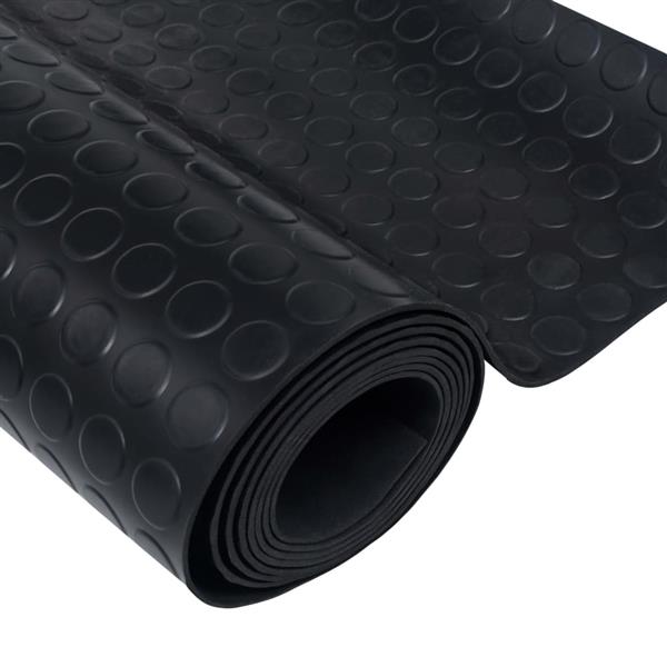 Grote foto vidaxl vloermat anti slip 3 mm 1 5x2 m rubber stip doe het zelf en verbouw tegels