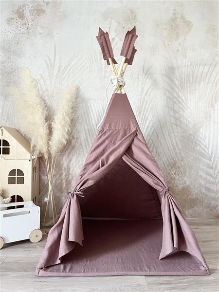 Grote foto tipi tent linnen marsala marsala kinderen en baby overige