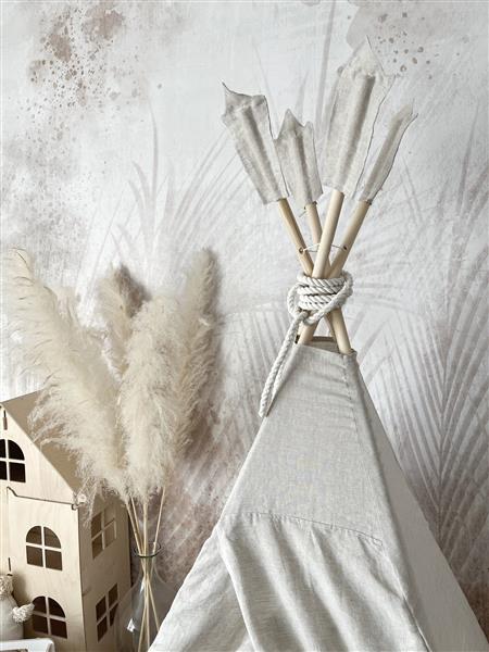 Grote foto tipi tent linnen naturel naturel kinderen en baby overige
