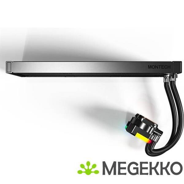 Grote foto montech hyper flow argb 360mm waterkoeling zwart computers en software overige computers en software
