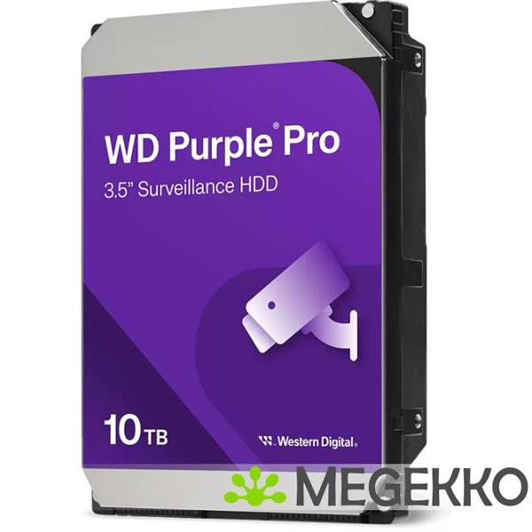 Grote foto western digital purple pro wd102purp 10 tb 7200 rpm 512 mb 3.5 sata iii computers en software harde schijven