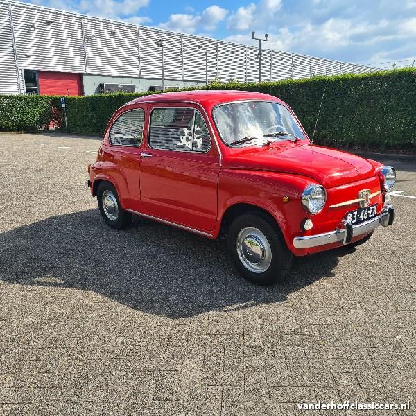 Grote foto fiat 600 d rood 1968 vraagprijs 6.950 auto fiat