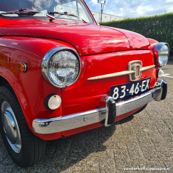 Grote foto fiat 600 d rood 1968 vraagprijs 6.950 auto fiat