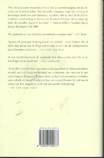 Grote foto austerlitz boeken overige boeken