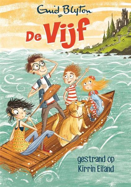Grote foto gestrand op kirrin eiland de vijf 1 boeken jeugd 13 jaar en ouder