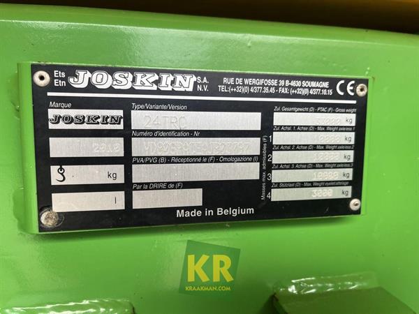 Grote foto joskin tp 8000 27 569033 agrarisch aanhangwagens