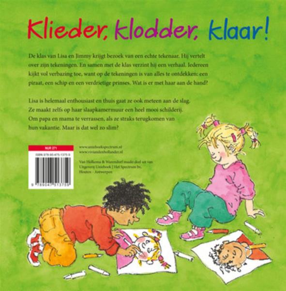 Grote foto klieder klodder klaar lisa en jimmy boeken jeugd 13 jaar en ouder