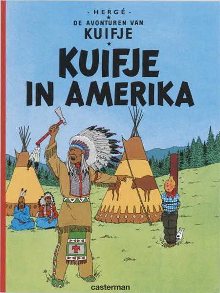 Grote foto kuifje in amerika kuifje boeken stripboeken