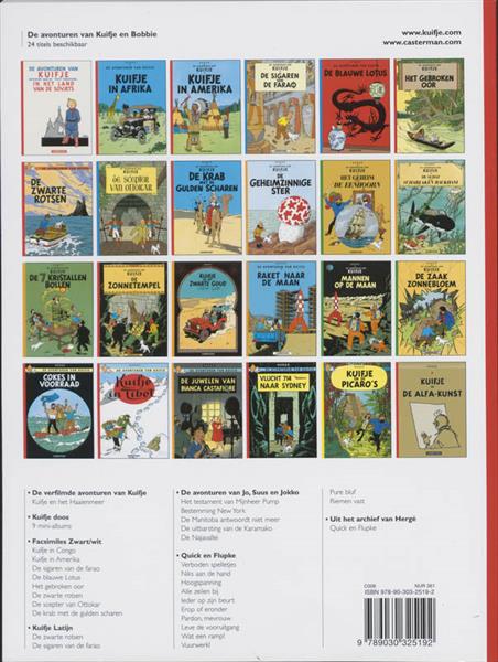 Grote foto kuifje in amerika kuifje boeken stripboeken
