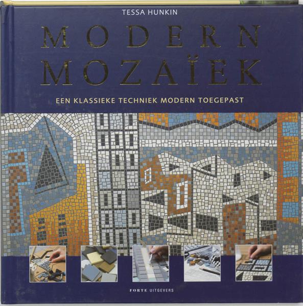 Grote foto modern mozaiek boeken hobby en vrije tijd