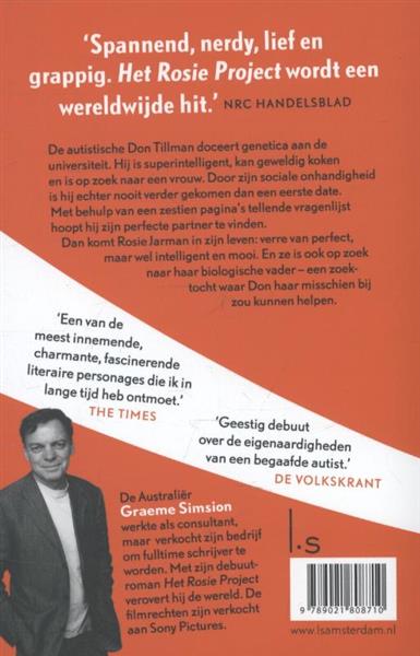 Grote foto het rosie project rosie 1 boeken overige boeken
