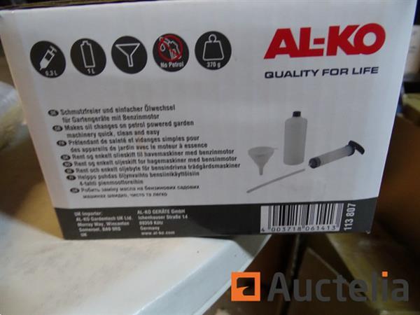 Grote foto motorolie serviceset 3 delige set met al ko zuigpomp 113807 tuin en terras overige tuin en terras