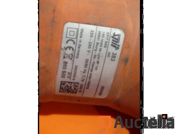 Grote foto ref 980283007 sticker spit 383 svc versnipperaar ref 7502 134 doe het zelf en verbouw onderdelen en accessoires
