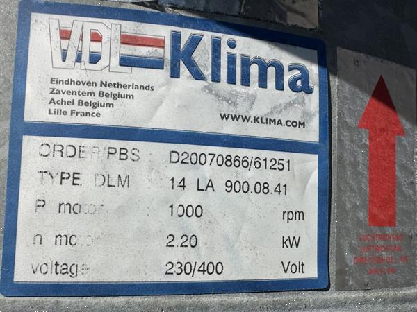 Grote foto klima dlm 14la ventilator 2 2 kw agrarisch tuinbouw