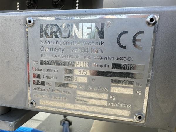 Grote foto kronen gewa 2600v plus groentewasmachine agrarisch tuinbouw