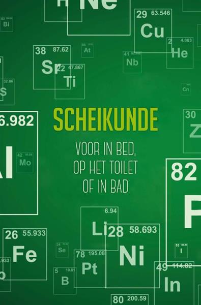 Grote foto scheikunde voor in bed op het toilet of in bad boeken wetenschap