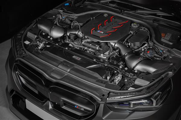 Grote foto dit betreft een bmw g90 g99 m5 carbon eventuri lucht inlaat intake systeem auto onderdelen tuning en styling