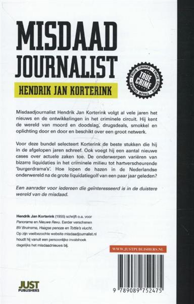 Grote foto misdaadjournalist true crime boeken thrillers