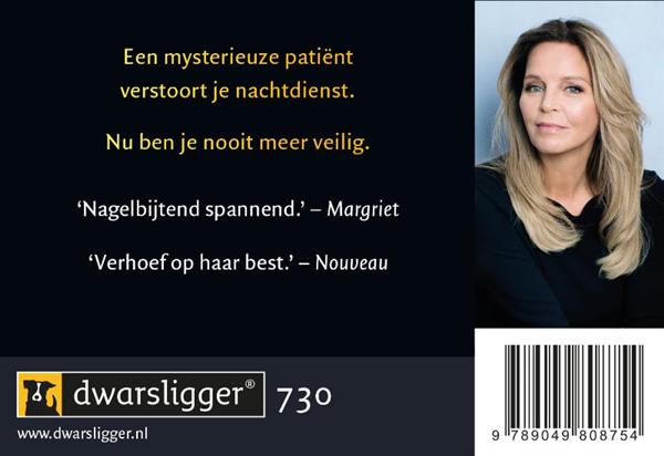Grote foto de nachtdienst dwarsligger 730 boeken thrillers