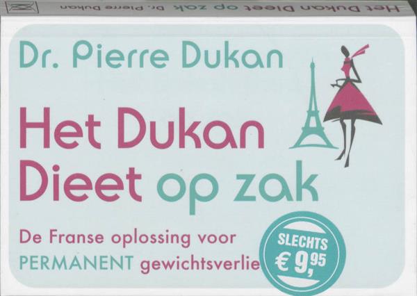 Grote foto het dukan dieet op zak boeken kookboeken