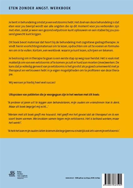 Grote foto eten zonder angst werkboek kind en adolescent praktijkreeks boeken psychologie