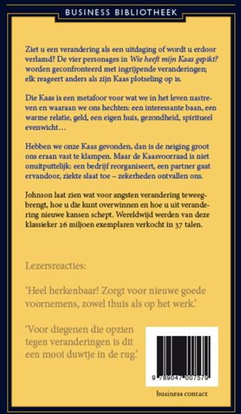 Grote foto wie heeft mijn kaas gepikt business bibliotheek boeken overige boeken