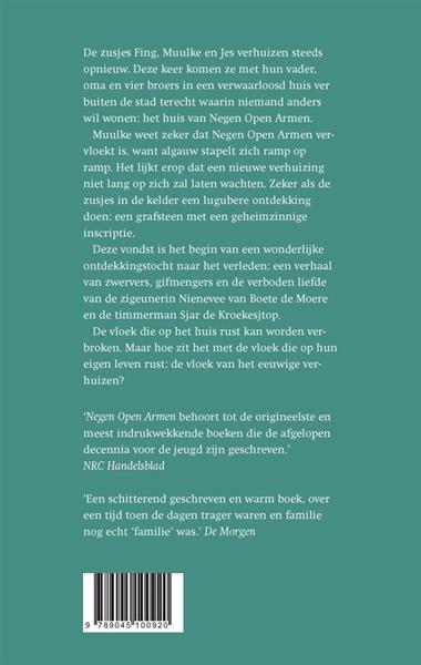 Grote foto negen open armen boeken jeugd 13 jaar en ouder