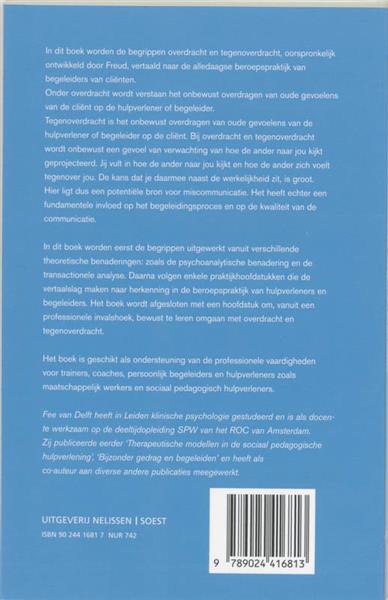 Grote foto overdracht en tegenoverdracht pm reeks boeken politiek en maatschappij