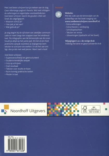 Grote foto snel beter schrijven vast boek boeken overige boeken