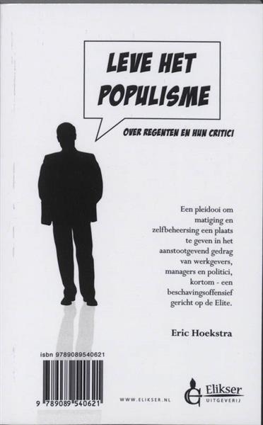 Grote foto leve het populisme weg met de randstad boeken politiek en maatschappij