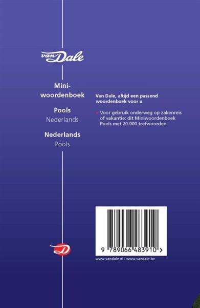Grote foto van dale miniwoordenboek pools van dale miniwoordenboek boeken woordenboeken