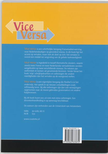 Grote foto vice versa boeken overige boeken