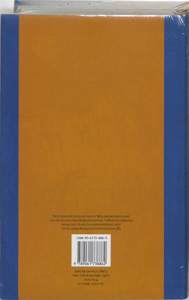 Grote foto de bijbel willibrordvertaling 1995 kunstleer millenniumeditie boeken overige boeken