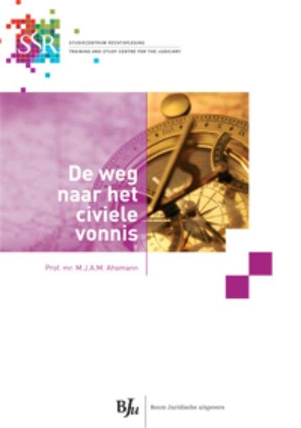 Grote foto de weg naar het civiele vonnis boeken wetenschap