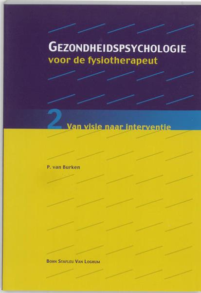 Grote foto gezondheidspsychologie voor de fysiotherapeut 2 boeken wetenschap