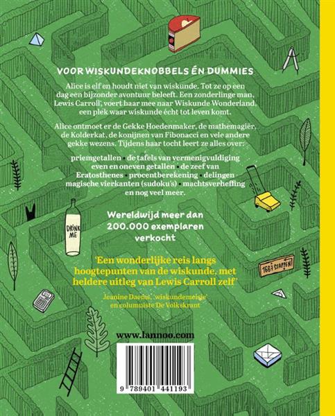 Grote foto alice in wiskunde wonderland boeken jeugd 13 jaar en ouder