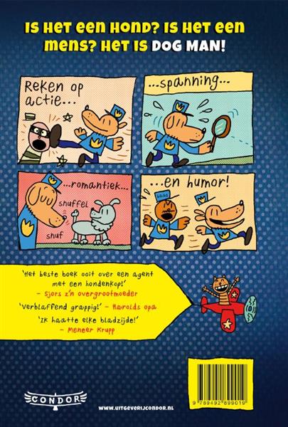 Grote foto dog man dog man 1 boeken jeugd 13 jaar en ouder