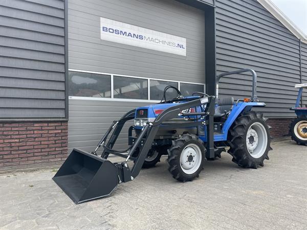 Grote foto iseki geas atk25 4wd 27 pk minitractor met frontlader voorlader agrarisch tractoren