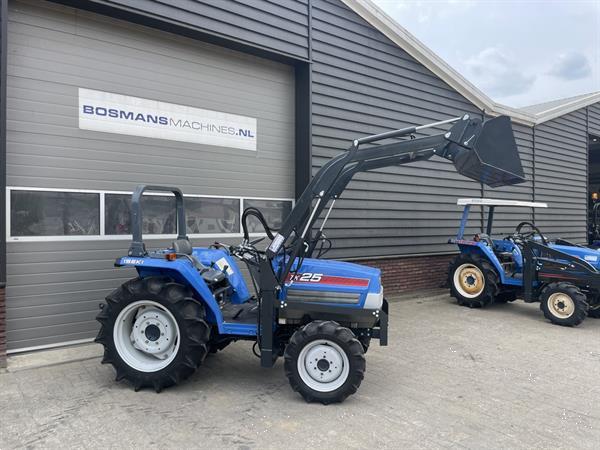 Grote foto iseki geas atk25 4wd 27 pk minitractor met frontlader voorlader agrarisch tractoren