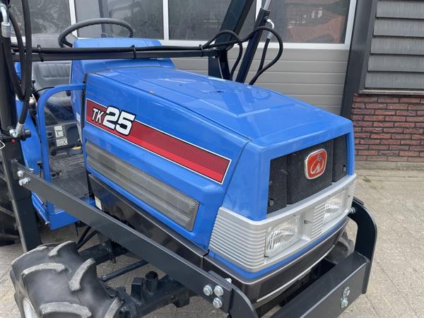 Grote foto iseki geas atk25 4wd 27 pk minitractor met frontlader voorlader agrarisch tractoren