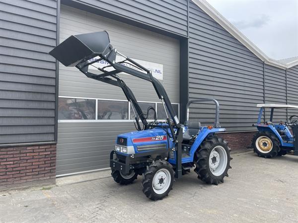Grote foto iseki geas atk25 4wd 27 pk minitractor met frontlader voorlader agrarisch tractoren