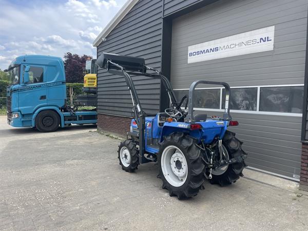 Grote foto iseki geas atk25 4wd 27 pk minitractor met frontlader voorlader agrarisch tractoren