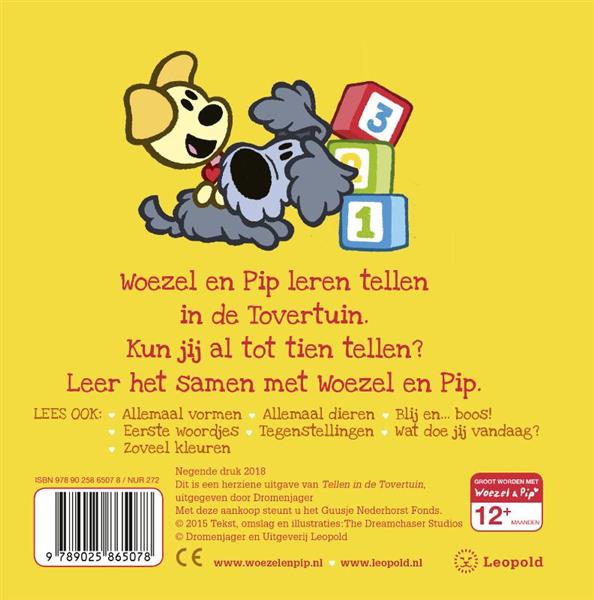Grote foto samen tellen woezel pip boeken jeugd 13 jaar en ouder