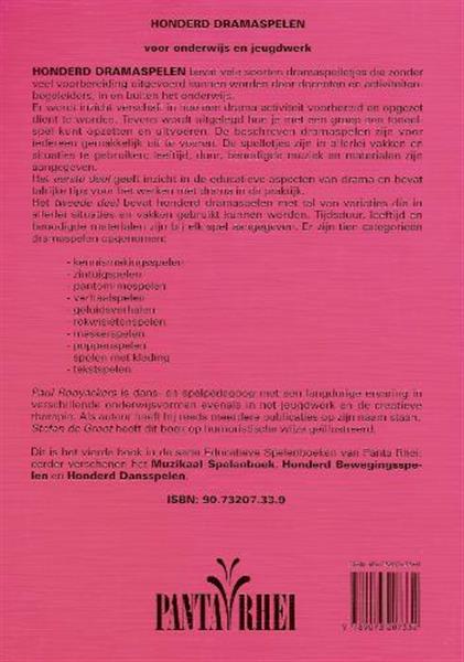 Grote foto honderd dramaspelen educatieve spelenboeken 4 boeken overige boeken