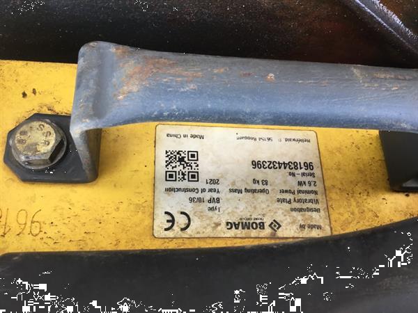 Grote foto gebruikte trilplaat bomag bvp 10 36 2021 zonder watertank doe het zelf en verbouw overige doe het zelf en verbouw