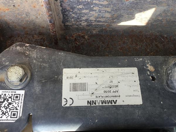 Grote foto gebruikte trilplaat ammann apf 20 50 doe het zelf en verbouw overige doe het zelf en verbouw