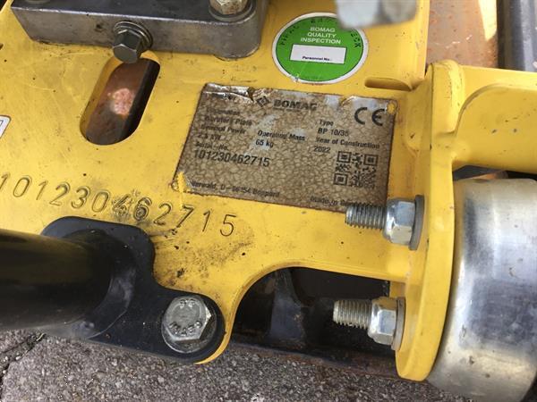 Grote foto gebruikte trilplaat bomag bvp10 35 doe het zelf en verbouw overige doe het zelf en verbouw