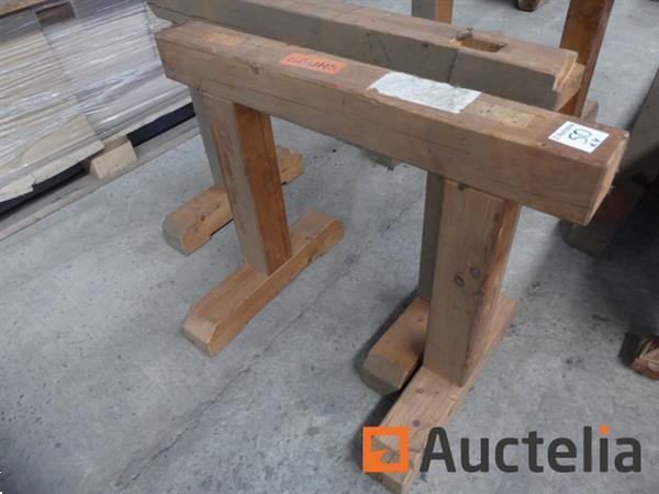 Grote foto 4 massief houten schragen doe het zelf en verbouw onderdelen en accessoires